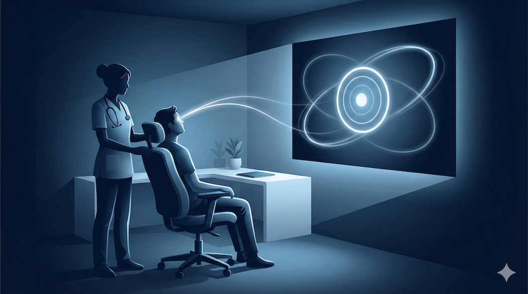 Projector Mode: Large-Screen Oculomotor and Cervical Training for Clinicians